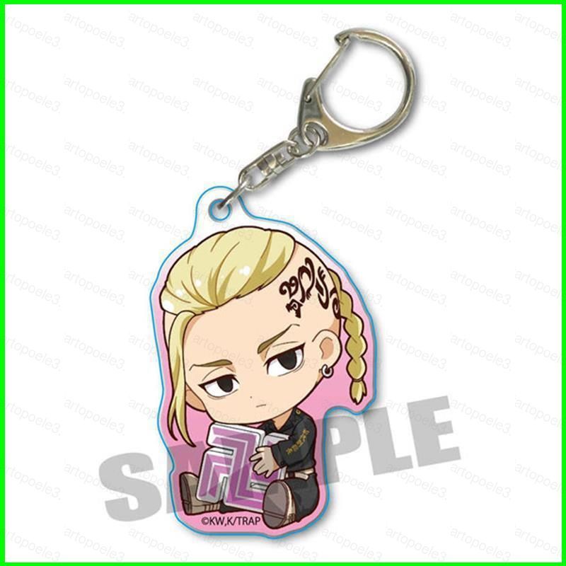 Tokyo Revengers Anime Móc Khóa Túi Acrylic Pandant Móc Khóa Thời Trang Manjiro Ken Ryuguji Mikey