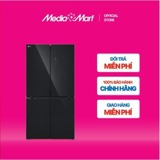   MediaMart-FREESHIP  Tủ lạnh LG Inverter 474 lít Multi Door 4 cửa LFB47BLG 