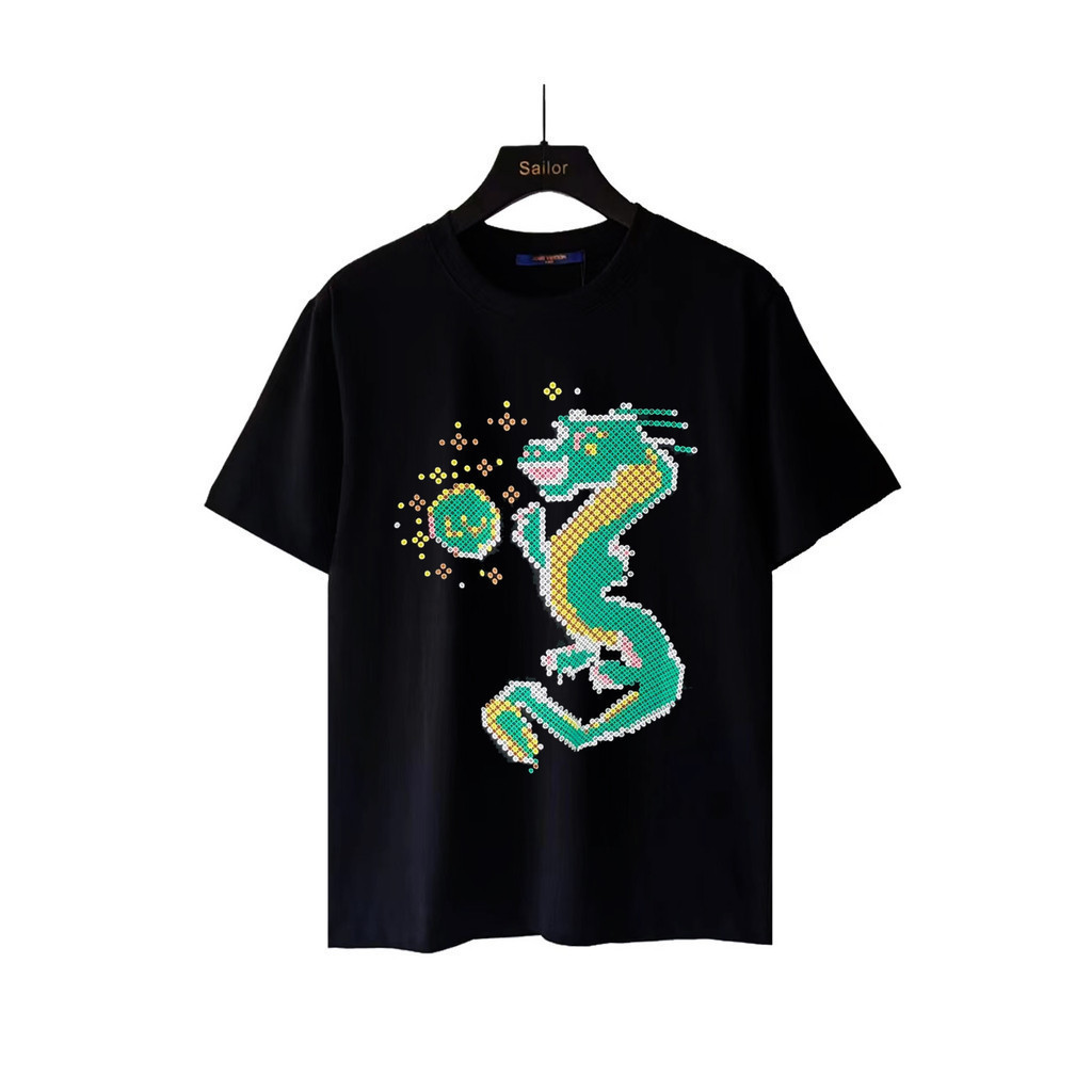 Áo thun nam nữ cặp đôi Louis Vuitton phong cách mới, kèm quần dày không trong suốt - Perfect cho mùa