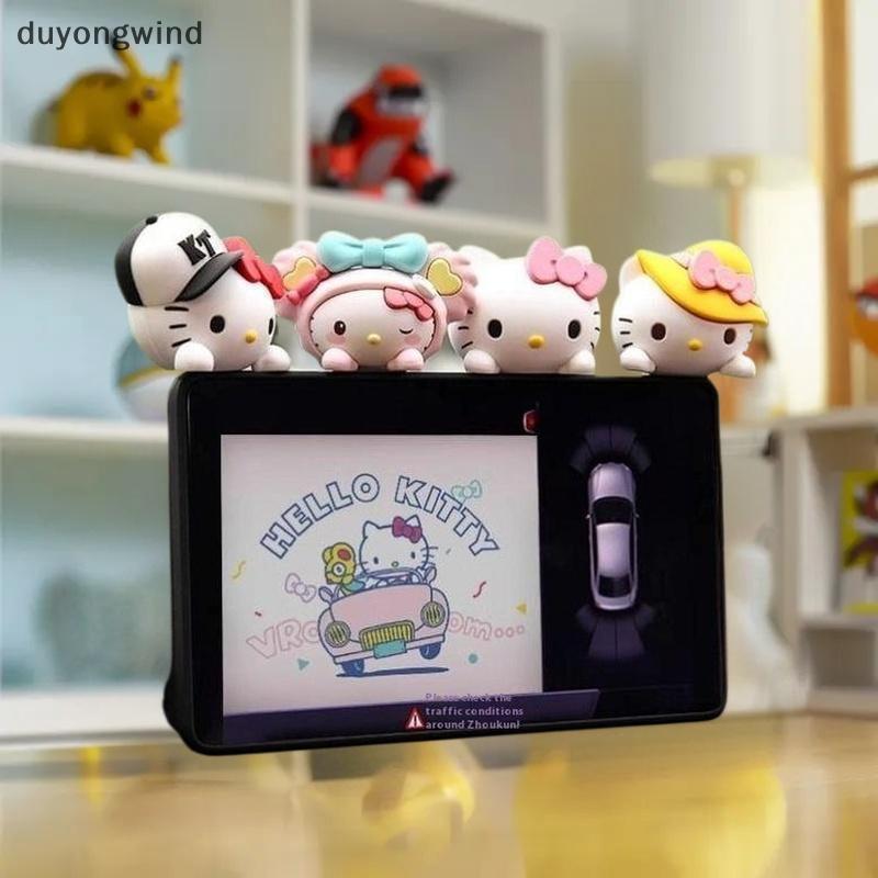 (duyongwind) 1 Bộ Đồ Trang Trí Kawaii Hello Kitty 3D Xe Dễ Thương Chống Thấm Nước Có Thể Tháo Rời Ho