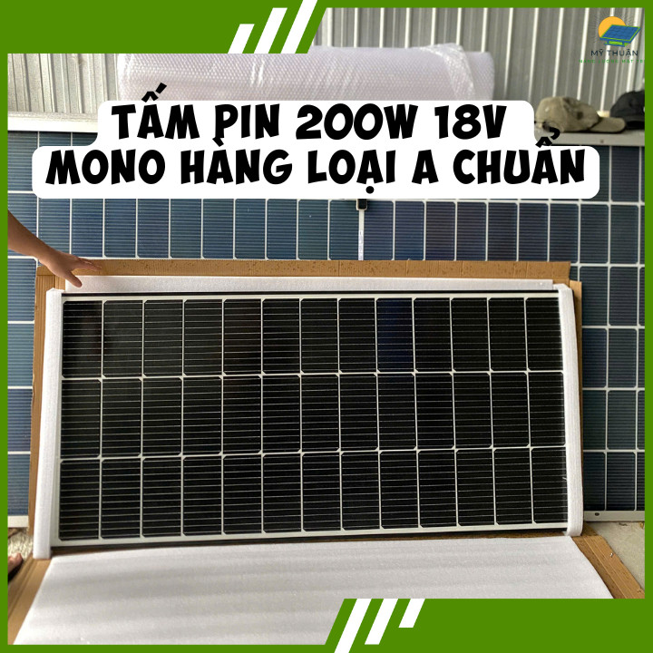 TẤM PIN NĂNG LƯỢNG MẶT TRỜI ST SOLAR 200W 18V MONO - KT: 1480*680*30MM - MODEL: ST39M-200W ĐỎ