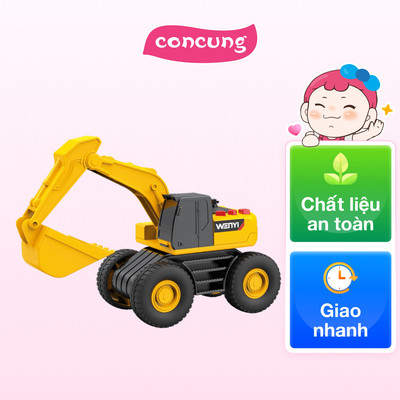 Xe xúc công trình có âm thanh và đèn YN641802 C508