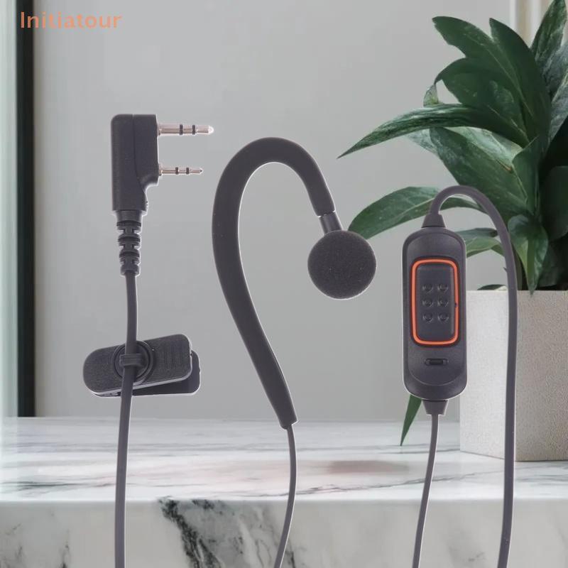[Initiatour] 1 Cái Phụ Kiện Đài Phát Thanh Hai Chiều Tai Nghe Micearphone Cho 888S 5R UV-5R UV-5RH U