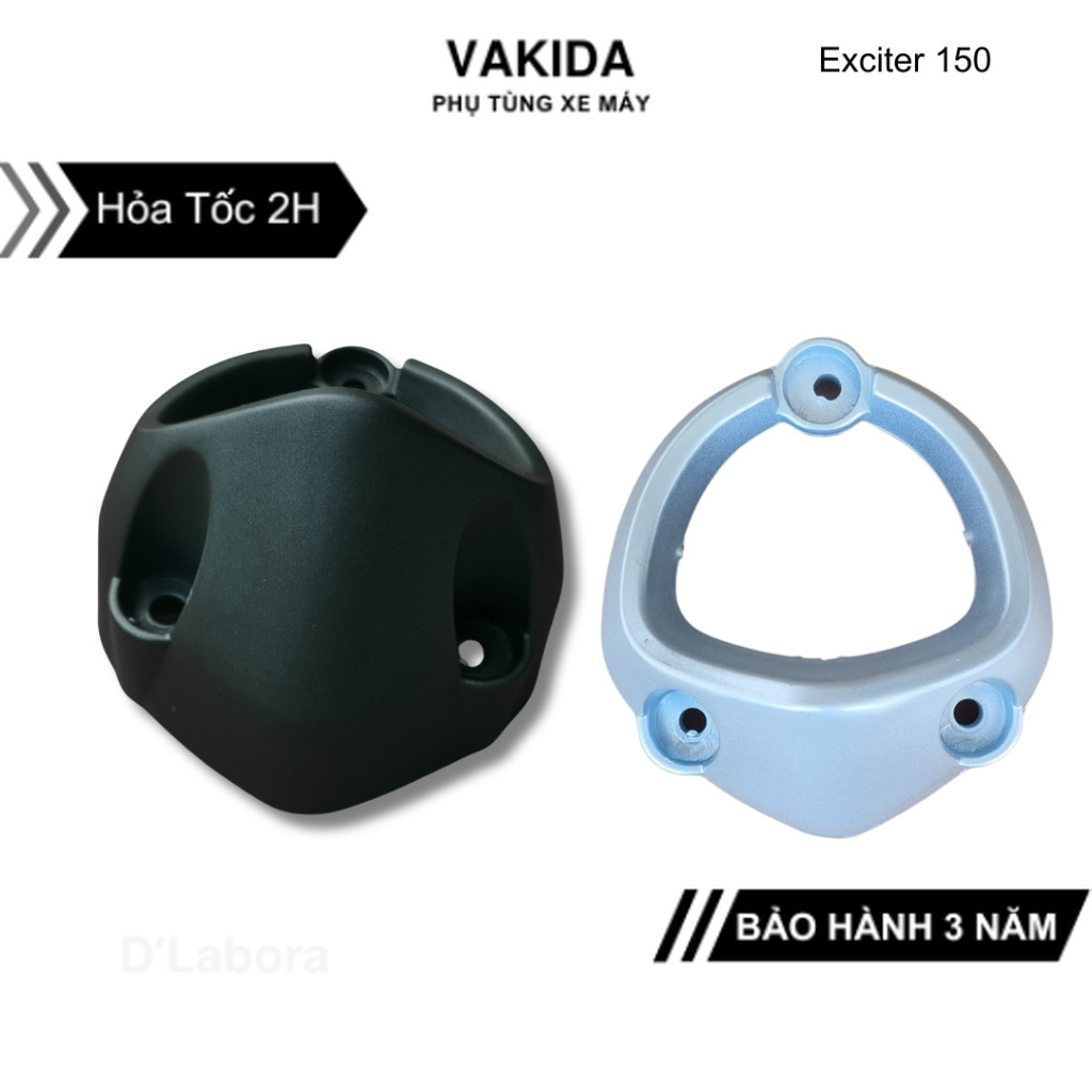 Đuôi pô Ex150 Đít Pô Màu đen bạc Ex 150 Chụp Pô Exciter 150 Phụ Kiện Xe Máy