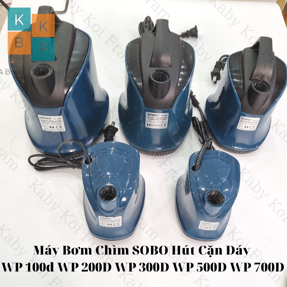 Máy bơm chìm bể cá SOBO hút cặn đáy bơm hồ koi sobo WP 100d WP 200D WP 300D WP 500D WP 700D