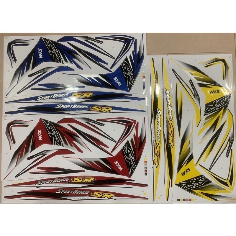 Sym bonus 110 sr / bonus sport 110 sr / e bonus 110 body nhãn dán