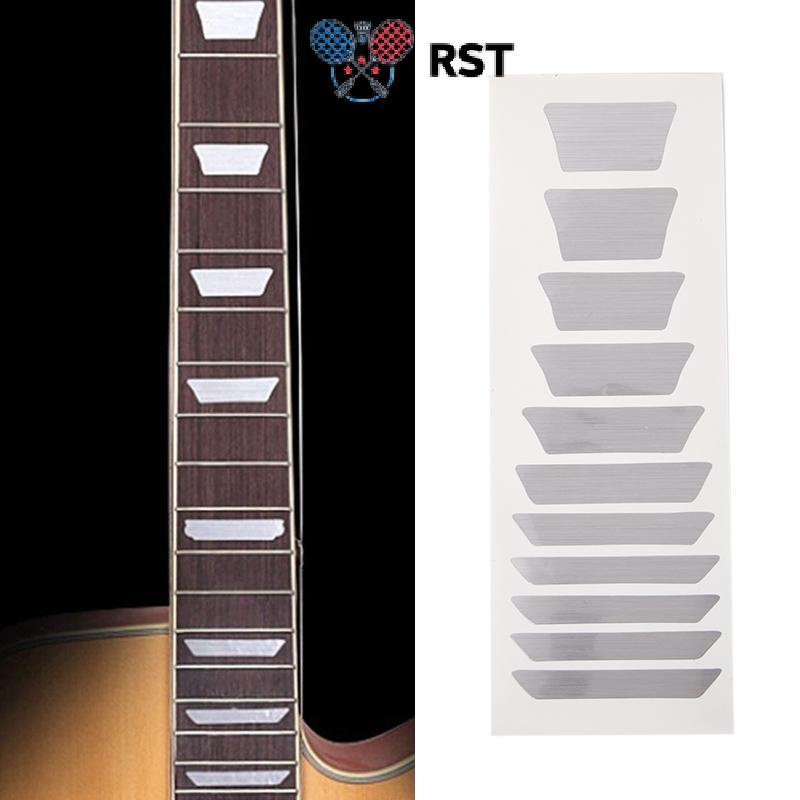 RunSabailTWO Đàn Guitar Acoustic Inlay Sticker Fretboard Marker Guitar Sticker Quy mô Đẹp