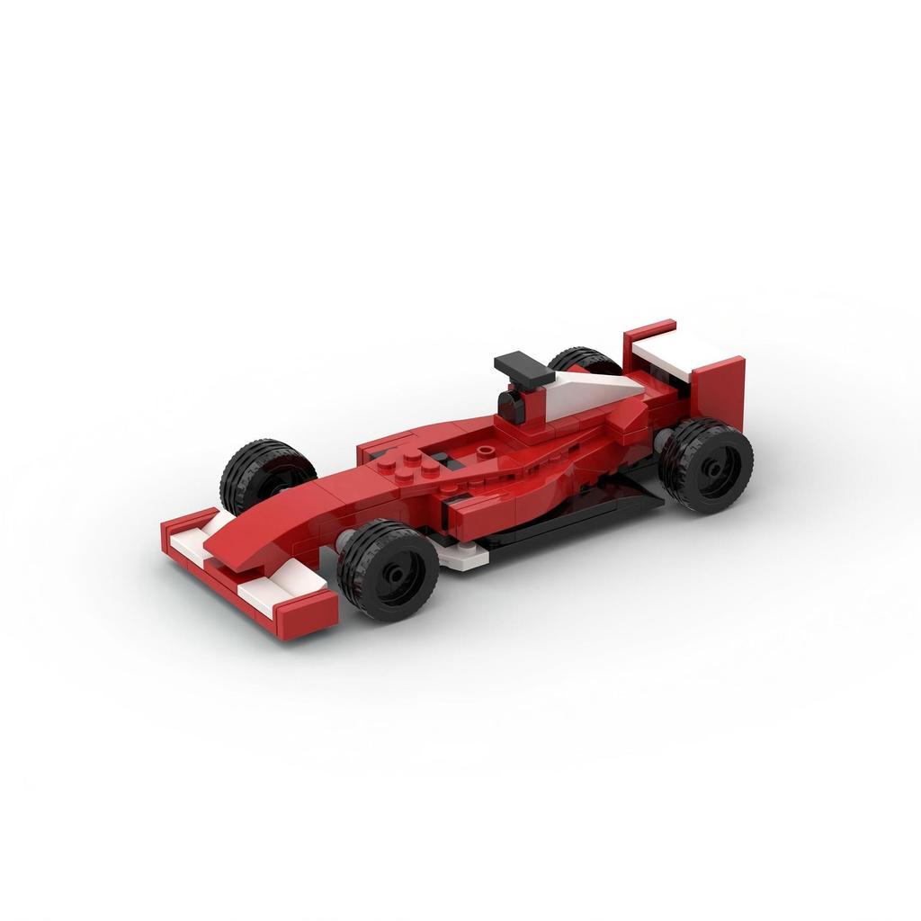 Tương thích với Lego F1 Formula Car MOC Ferrari F2004 Khối xây dựng bé trai Quà tặng mô hình xe thể 