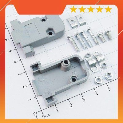 [10 Cái]- Vỏ Nhựa DB9 2 Hàng, DB15 3 Hàng, Chân D-Sub