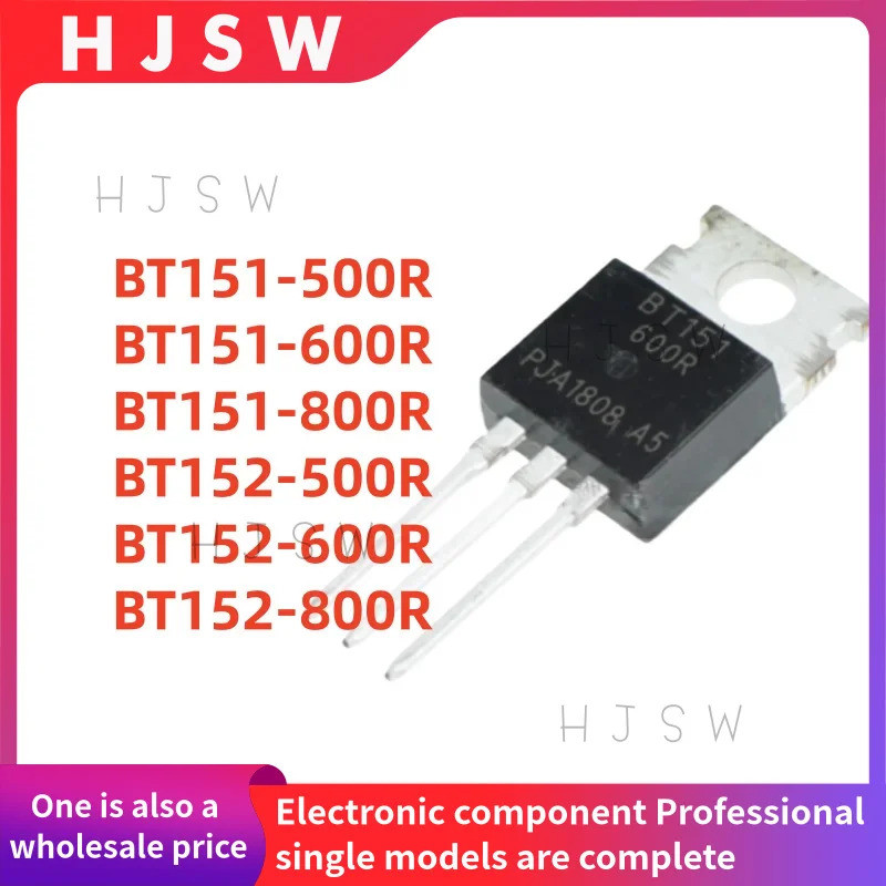 5 Chiếc BT151-500R BT151-600R BT151-800R BT152-500R BT152-600R BT152-800R BT151 BT152 TO-220 Hiệu Ứn