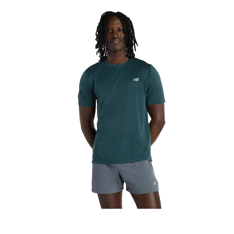 Áo Thun New Balance Athletics Mens - Green