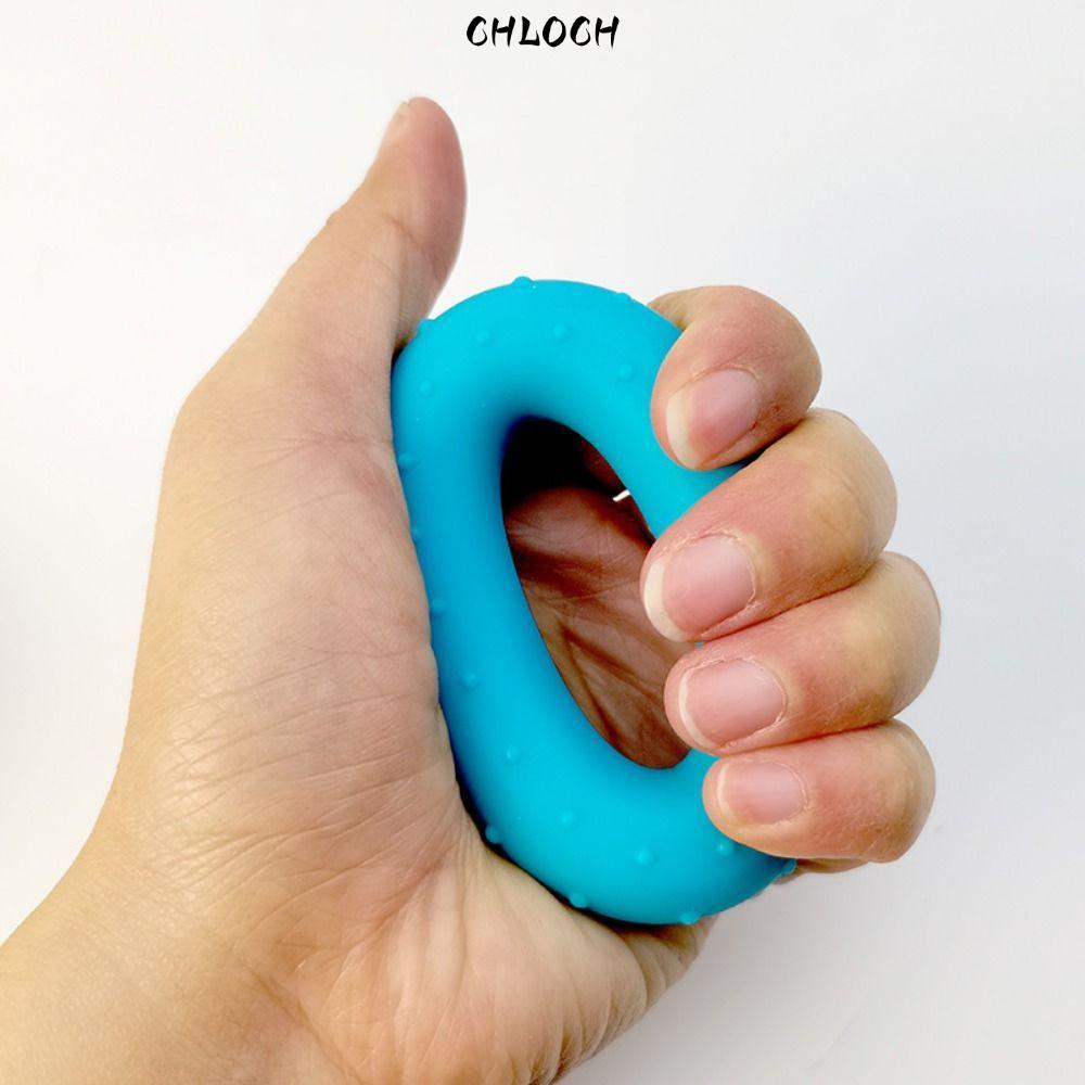 Cáng ngón tay CHLOCH, Máy tập ngón tay 5 màu 40LBS, Thiết bị tập thể dục bằng silicon 7 cm
