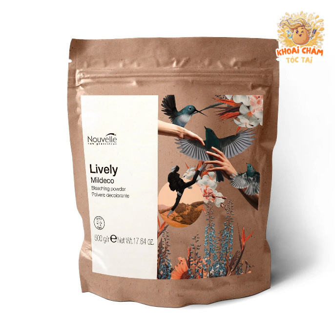 Bột tẩy Lively không Ammonia Free Bleaching Powder Nouvelle 500ml <TBK>
