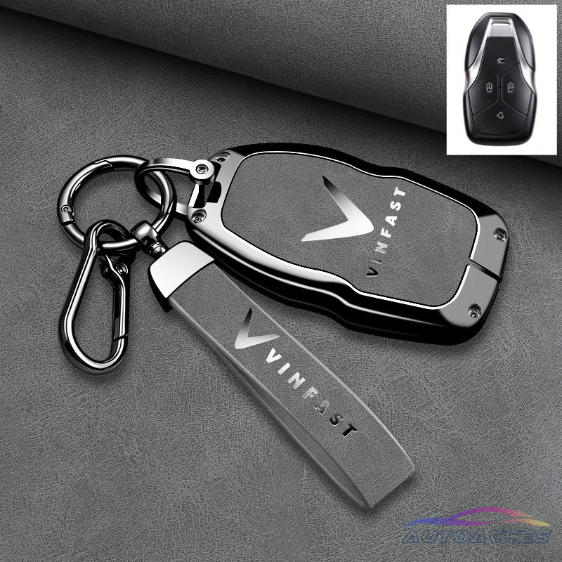 Ốp Chìa Khóa Ô Tô Hợp Kim Kẽm Cho Vinfast 2026, VF6 VF7 VF8 VF9, VF6Plus VF7Plus VF8plus VF9plus, Vi
