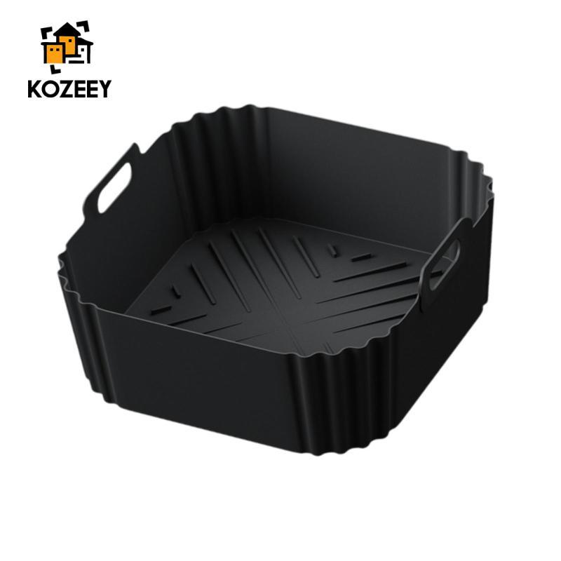 KOZEEY Parchment Liner Paper Fryer Basket, Air Fryer Silicone Liner, Phụ kiện đam mê nấu ăn