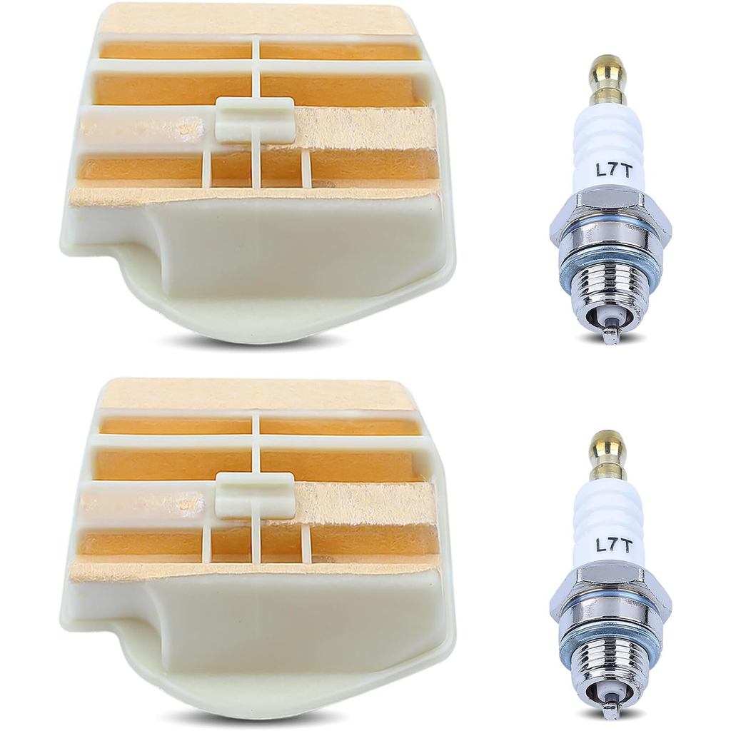 Bộ lọc không khí AUMEL Bugi cho Husqvarna 445 445E 450 450E Jonsered 2250 2245 Cưa xích Thay thế 544