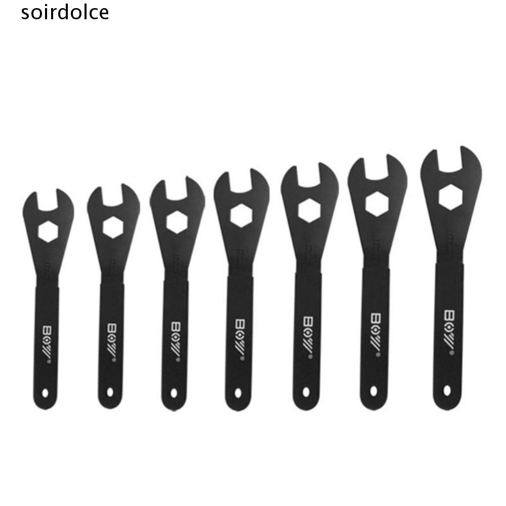 SOIRDOLCE Xe Đạp Hub Nón Cờ Lê Mtb 13mm -19mm Trục Cố Định Bánh Xe Đạp Độ Dày 2MM Cho Xe Đạp Mở Cờ L
