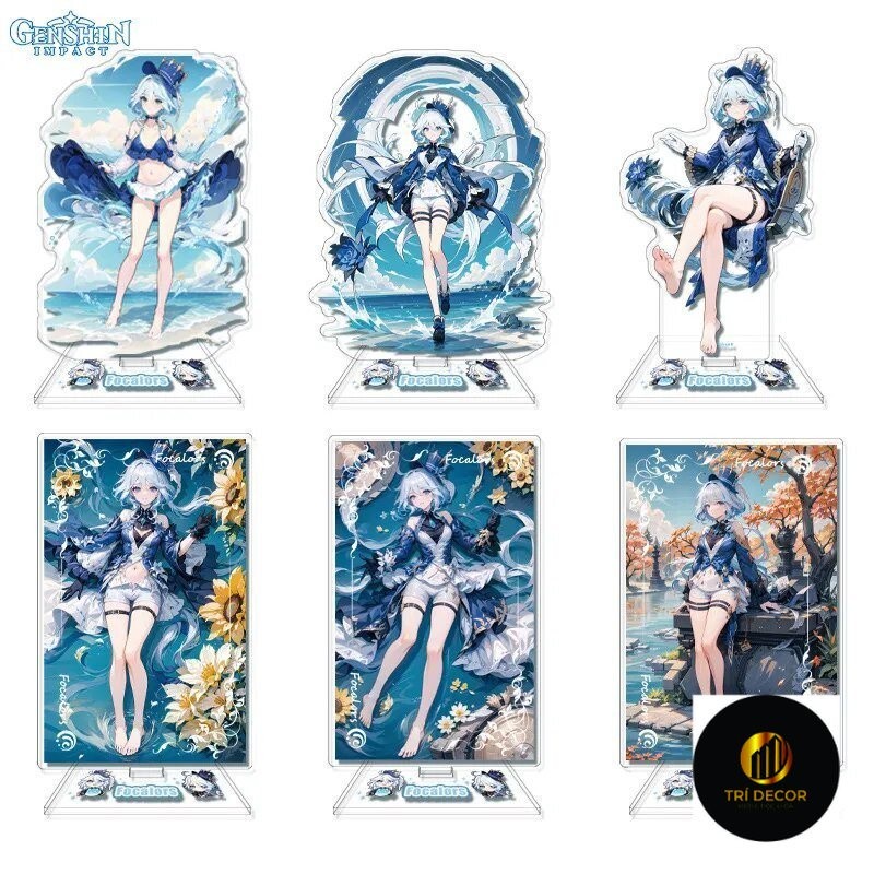 Mô hình nhân vật GENSHIN IMPACT ver FURINA game anime chibi standee mica acrylic
