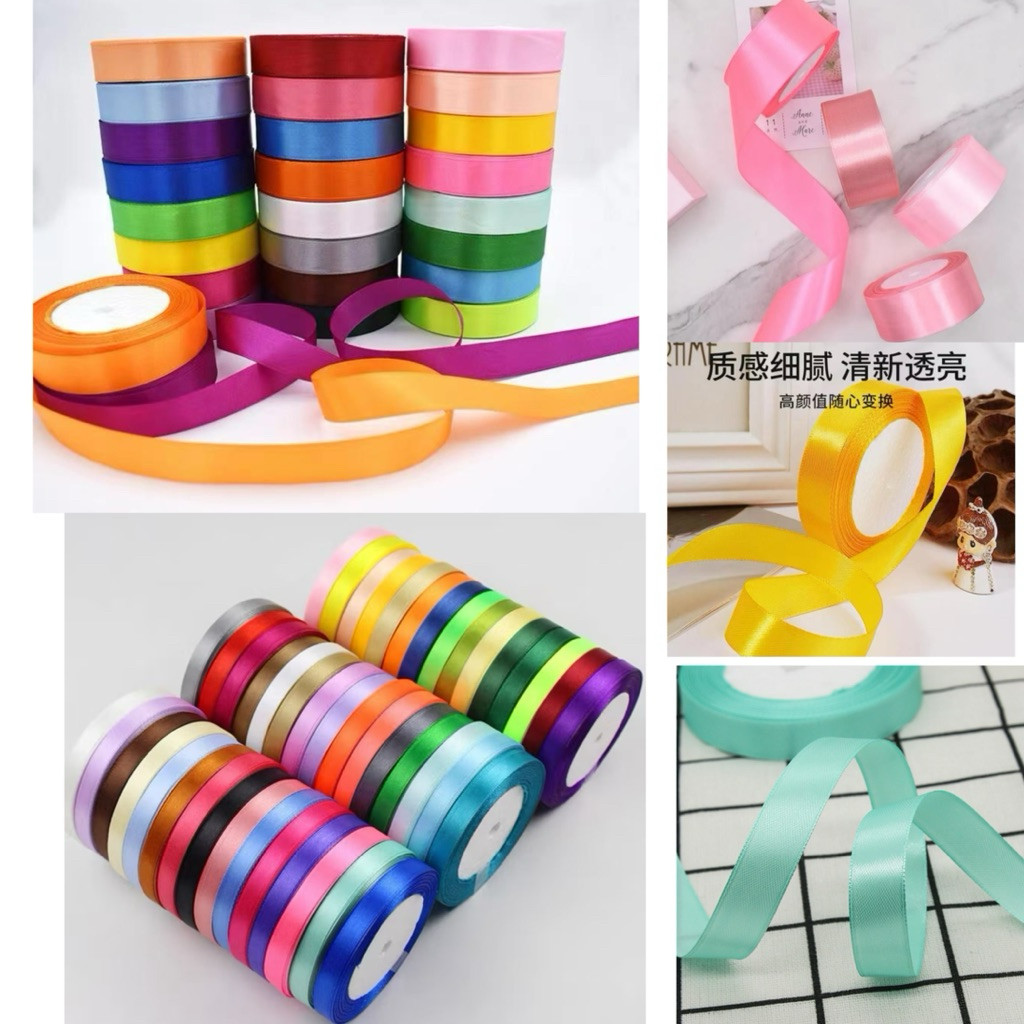 Ruy băng vải lụa Satin 1cm 2cm 4cm