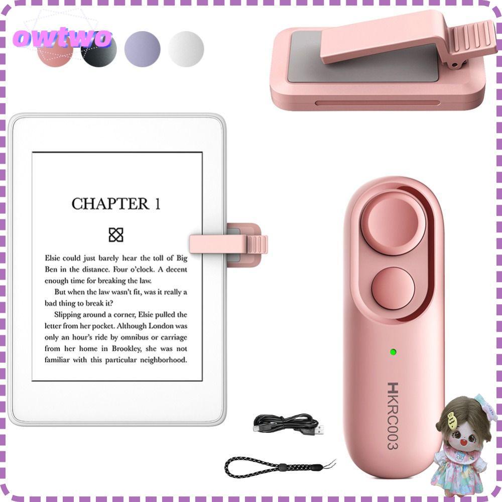 OWTWO RF Remote Page Turner, Thiết thực với dây đeo tay Điều khiển từ xa Clicker, Trang thông minh k