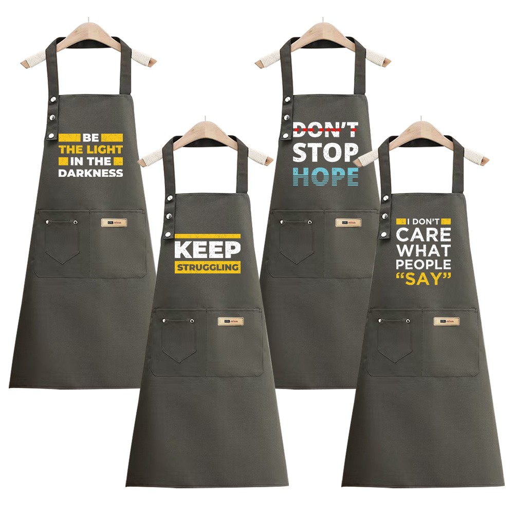 Sleeveless halter apron Gardening apron Kitchen household Hot selling in Vietnam Waterproof and oil-