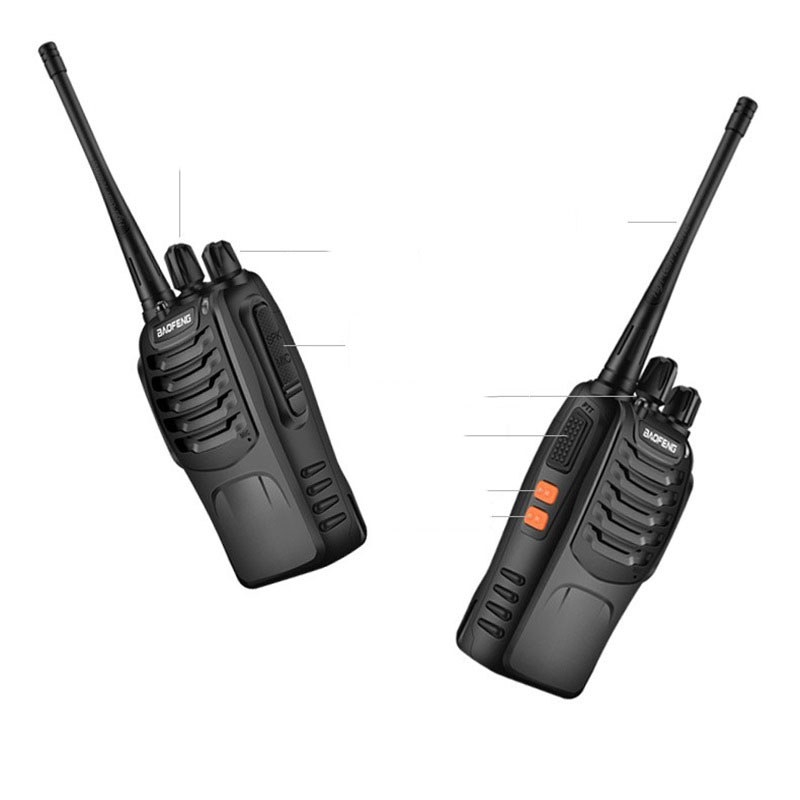 Bộ đàm BF-888S 888s UHF 5W 400-470 MHz BF888s BF 888S H777 Đài phát thanh hai chiều tầm xa để săn bắ