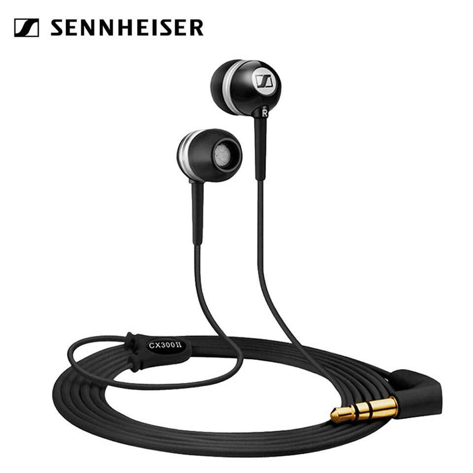 Tai nghe âm trầm sâu Sennheiser CX300II Tai nghe âm thanh nổi có dây 3,5 mm Tai nghe thể thao Tai ng