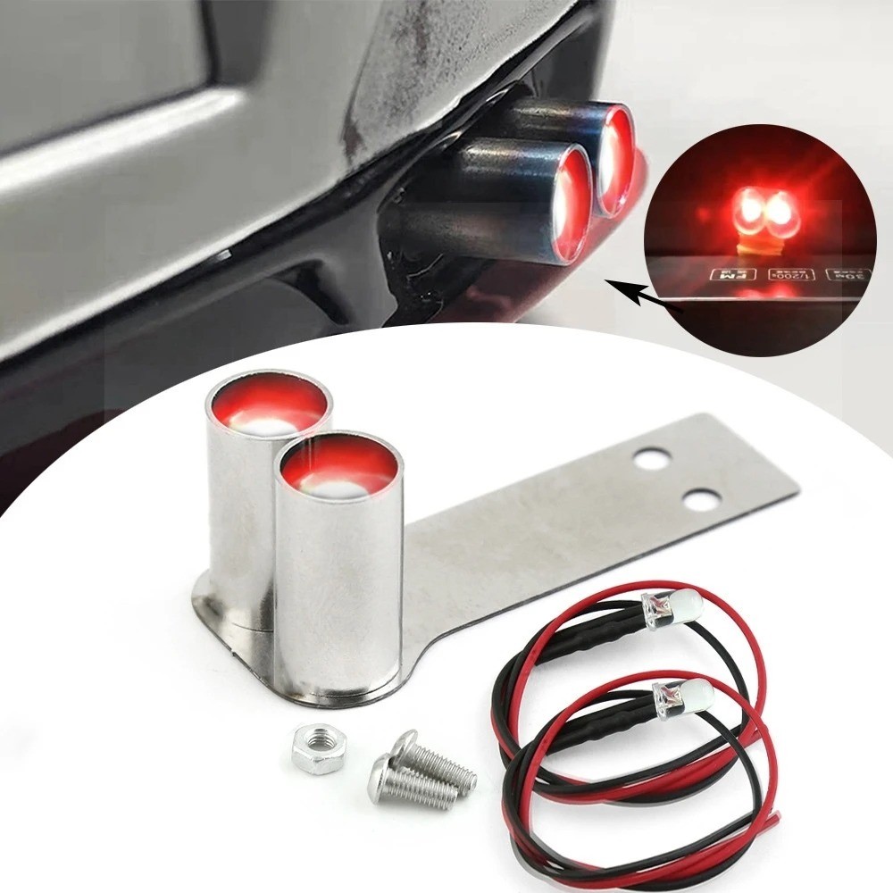 Đèn LED Bật Sáng Ống Xả Cho 1 / 10 RC Drift Xe Cho Tỉ Lệ 1 / 10 RC Racing Drift Xe Tương Thích Với R