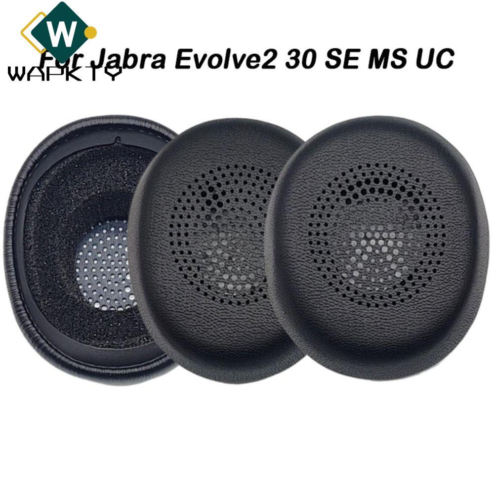 WAPKTY 2 Miếng Đệm Tai Nghe Thay Thế Bọt Biển Cho Jabra Evolve2 30 SE MS UC