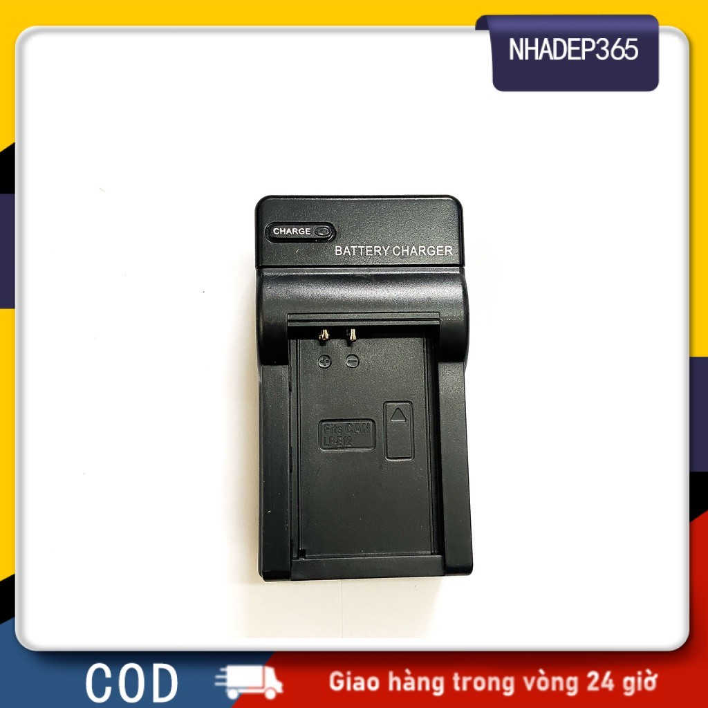 [Hàng Sẵn]Sạc dành cho pin Canon LP-E12 tương thích nhiều máy ảnh Canon như 100D/M50/M100/Kiss X7
