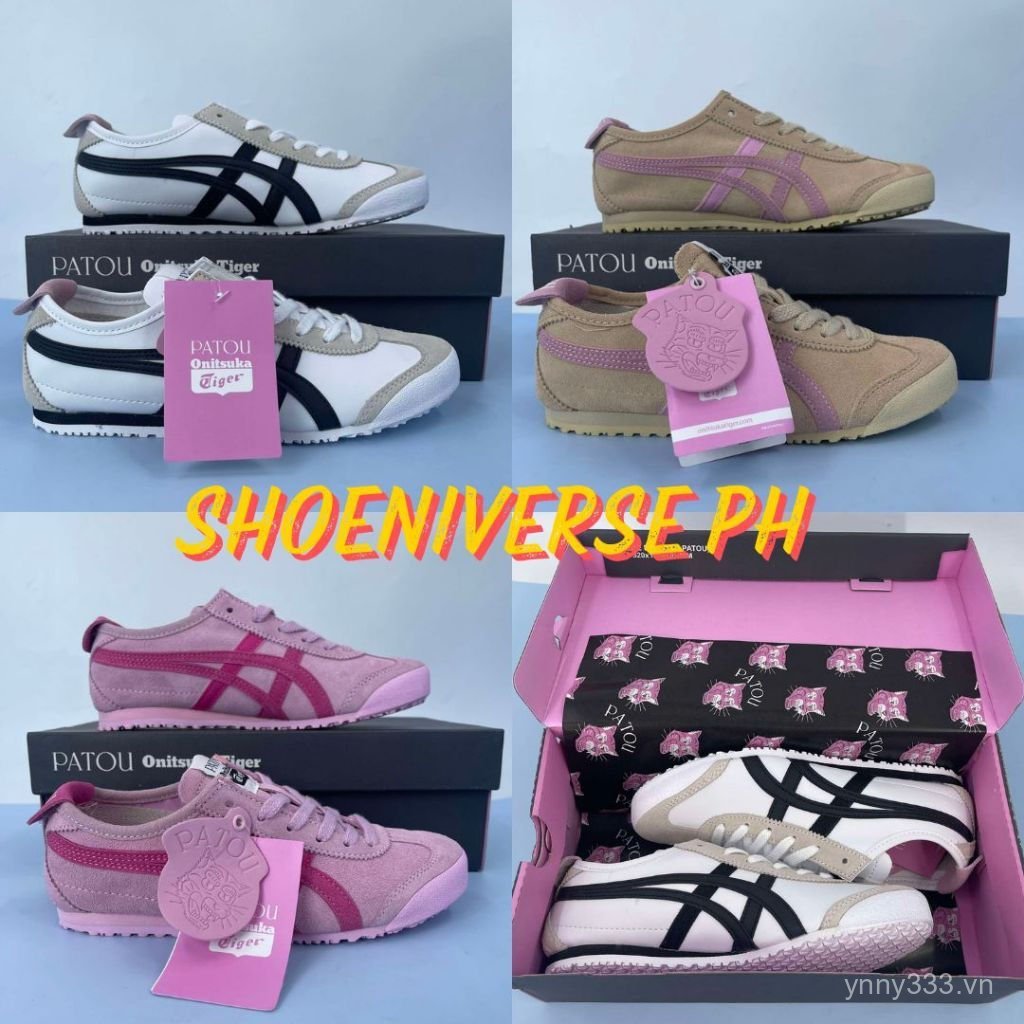 Patou Ontsuka Tiger trên tay Cotton Candy Pink Shoes dành cho nữ IQOW