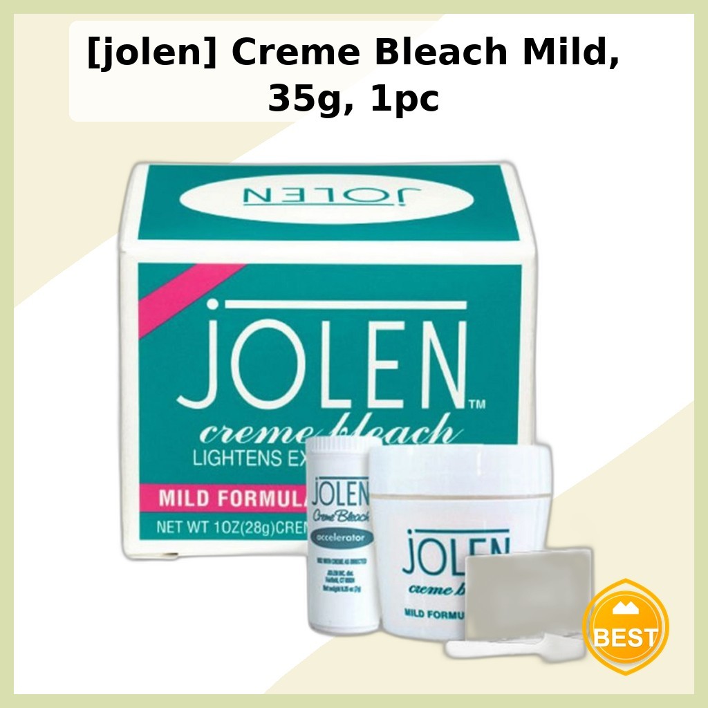 [jolen] Kem tẩy trắng Creme Mild, 35g, 1pc/ Kem tẩy trắng Hàn Quốc/ Kem dưỡng tóc nhẹ nhàng/ Chính h