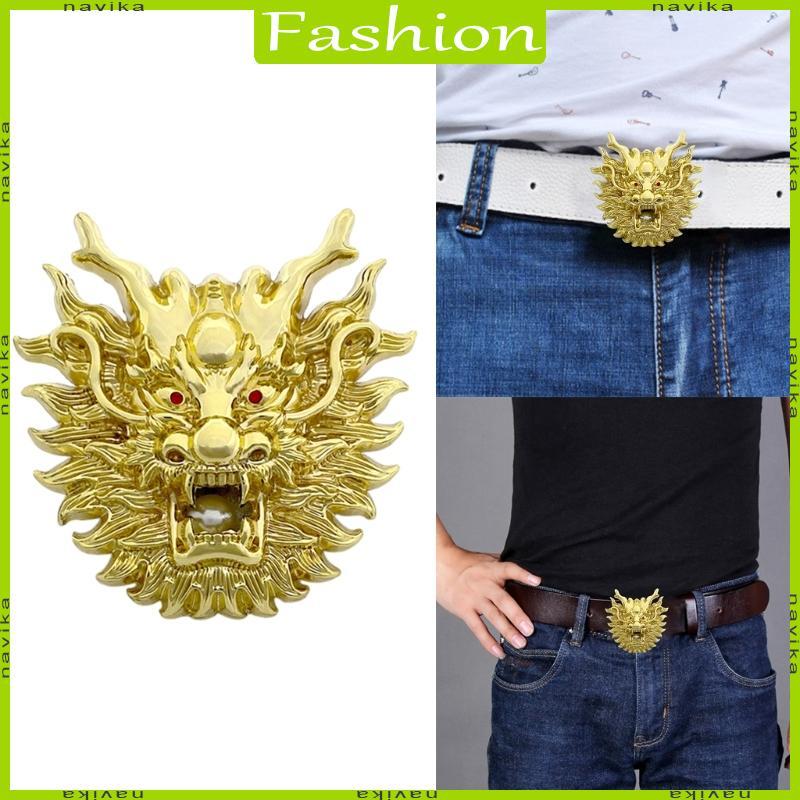 NA Dragon Head Belt Buckle Teens Boy Belt Buckles cho quần Phụ kiện quần áo