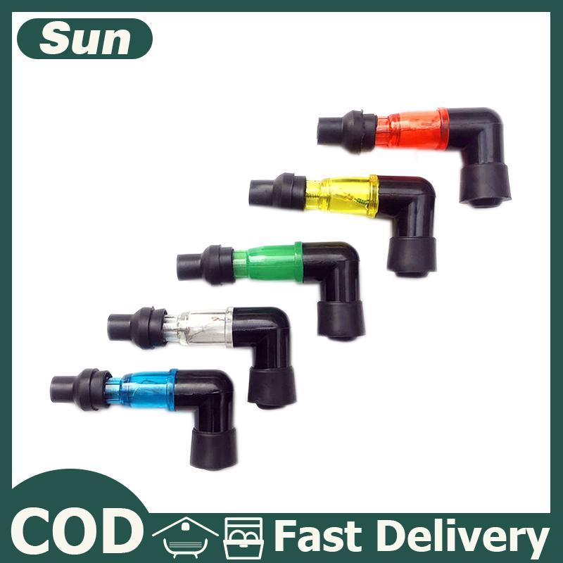 Phổ Xe Máy Flash Spark Plug Cap Xe Máy Spark Plug Cap Khuỷu Tay Nhấp Nháy Spark Plug Cap Cho Xe Máy
