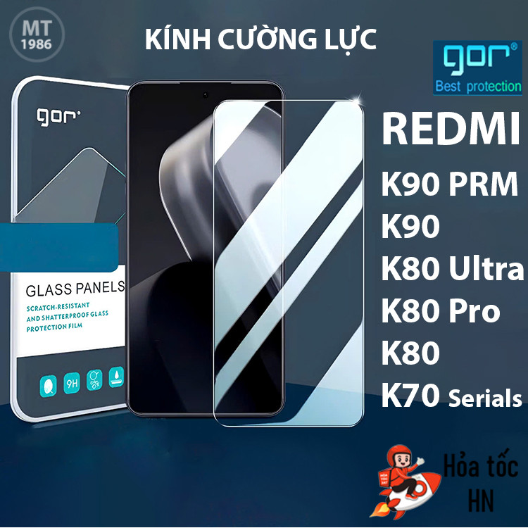 Kính Cường Lực Redmi K90/ K90 PROMAX/ K80/ K80 Pro/ K70/ K70E/ K70 Ultra K60 K60E K60 Ultra K50 Pro 