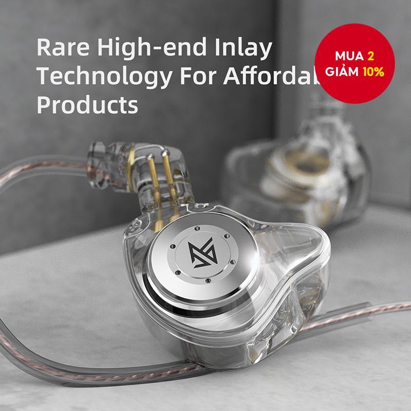  Tai nghe KZ EDX PRO mới tai nghe động HIFI với âm bass tai nghe in-ear giám sát âm thanh tai nghe thể thao khử tiếng ồn. 