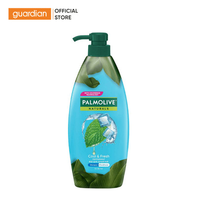 Dầu Gội Kèm Dầu Xả Palmolive Chiết Xuất Bạc Hà Tự Nhiên Cho Cảm Giác Mát Lạnh & Tươi Mới 600ml | Guardian Việt Nam