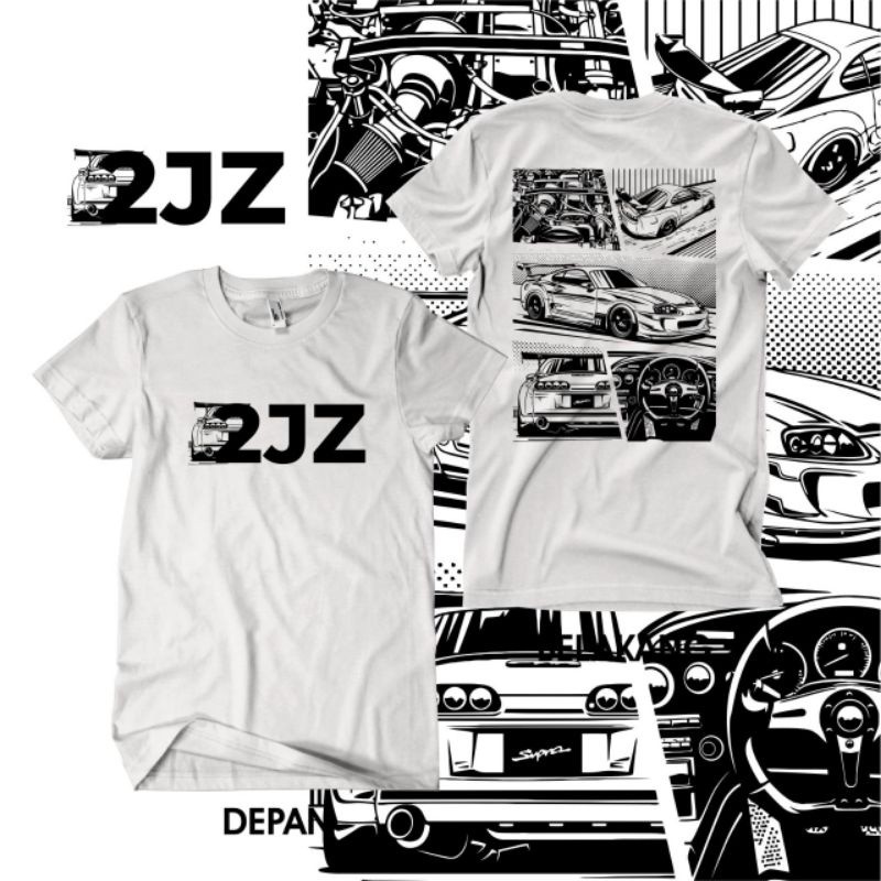 Áo thun Toyota Supra 2jz Jdm Microfiber Jersey