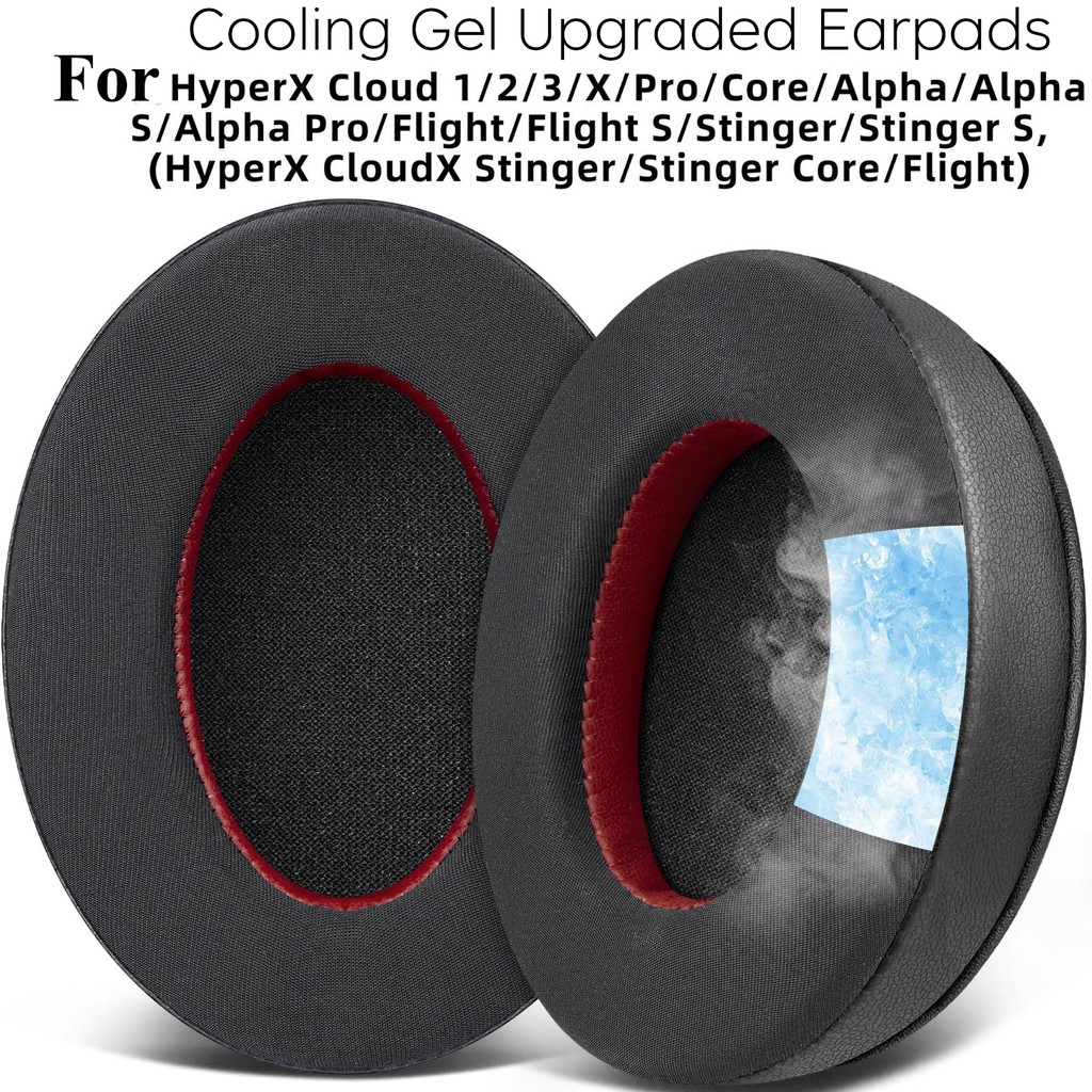 Đệm Tai Nghe Thay Thế Gel Làm Mát Cho HyperX Cloud 1 / 2 / 3 / Pro / Core, Cloud Alpha / Flight / St