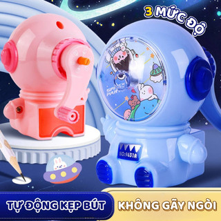 Gọt bút chì tự động dễ thương đa năng cho bé gái và bé trai, lấy cảm hứng từ chủ đề phi hành gia độc đáo