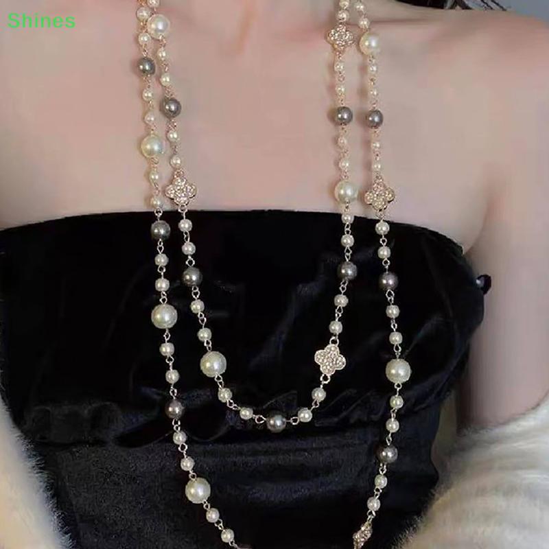 Vòng cổ hai lớp mô phỏng ngọc trai nữ, sang trọng và thanh lịch - quà tặng đẹp mắt