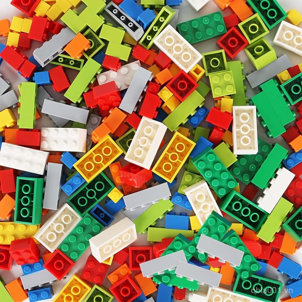 Gạch số lượng lớn cổ điển Tương thích với tấm đế Lego, Khối xây dựng màu sắc ngẫu nhiên, Bộ sáng tạo