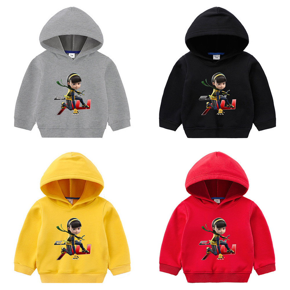 Gll Ejen Ali Hoạt Hình Alicia Áo Khoác Trẻ Em Đơn Giản Hoạt Hình Thường Ngày Áo Khoác Bé Trai Và Bé 