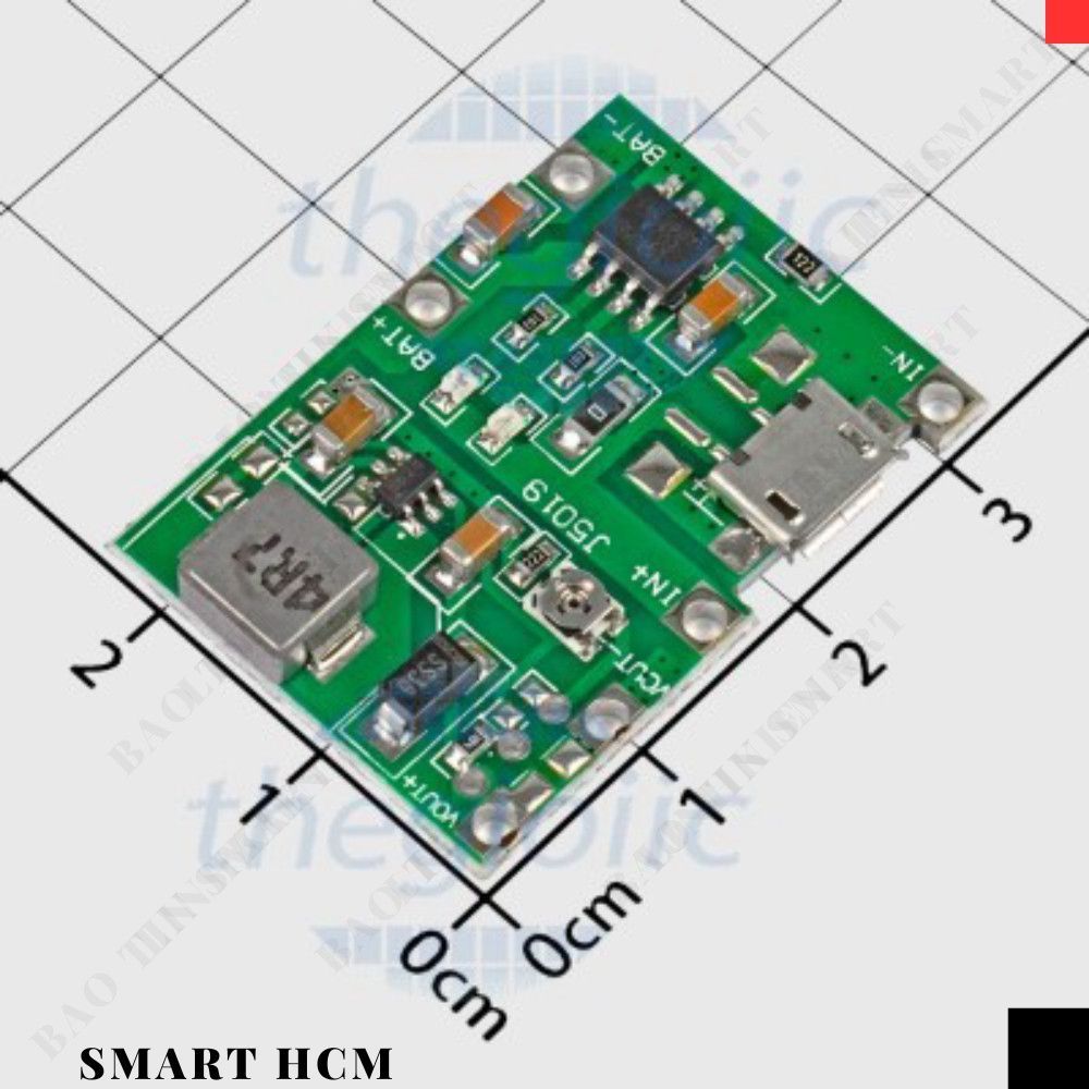 [2 Cái]- J5019 Mạch Tăng Áp Kèm Sạc Pin 18650 1S Smart. HCM City