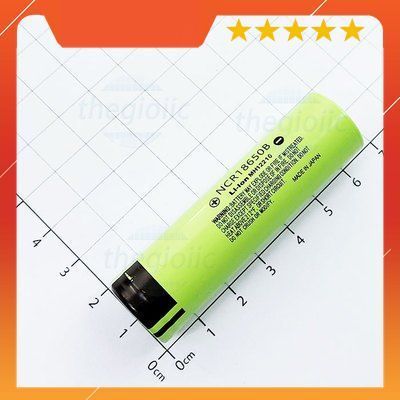 Pin Sạc Panasonic 18650 3400mAh 3.7V NCR18650B Đầu Bằng IoT Maker 90