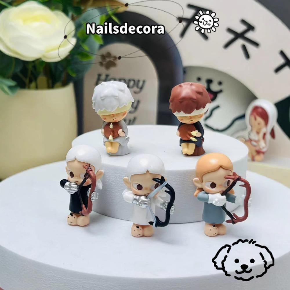 Hộp NAILS Zsiga, POPMART Dọc Dòng Dòng Đồ Trang Trí Mini Hirono, POPBEAN Silent Drama Series Mime Se