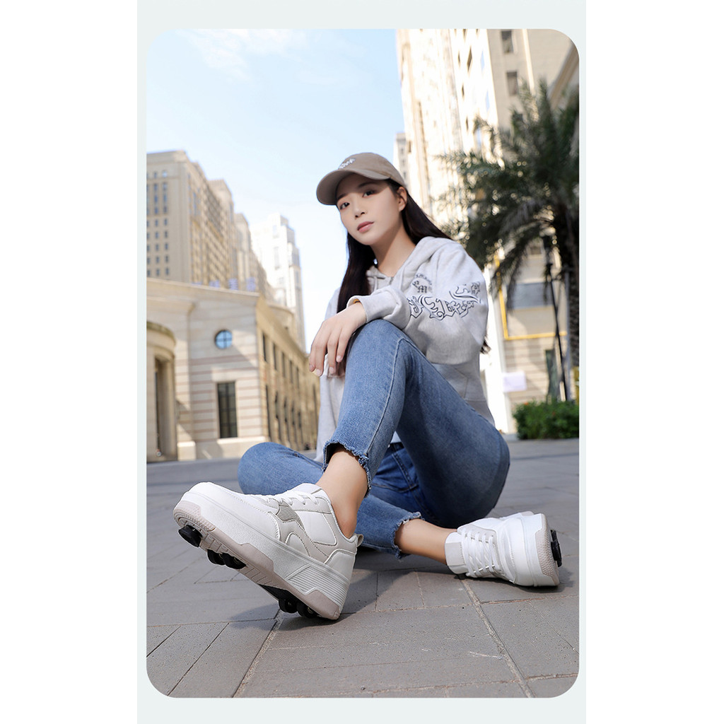 Giày Heelys mới 2026 cho trẻ em, có phanh tự động bốn gót