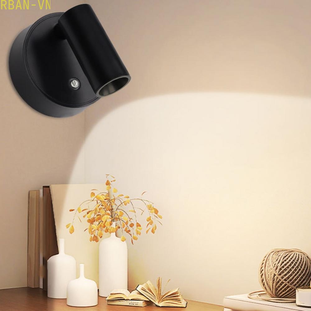 LED Wall Lamp with Dimmable Function and USB Rechargeable Battery Feature