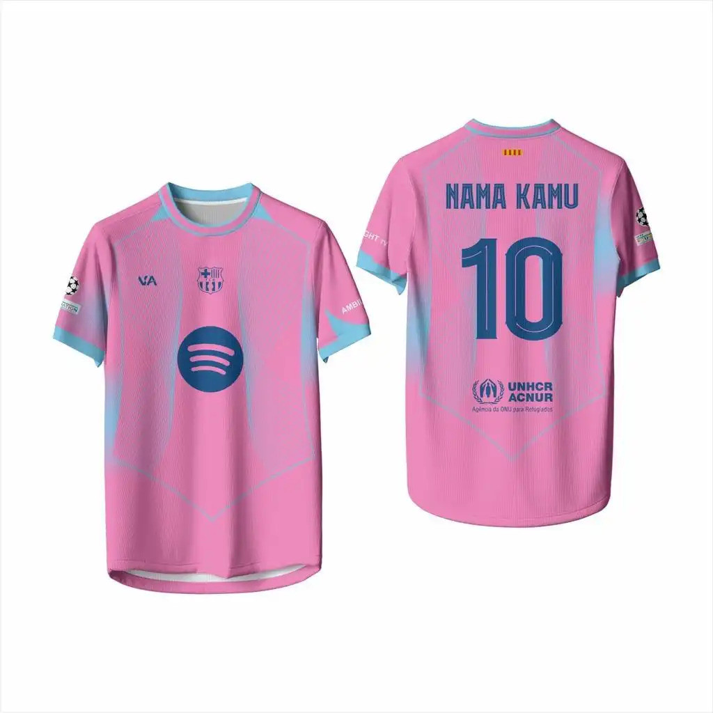 JERSEY FOOTBALL BARCA FANTASY 2026-2027 TÊN VÀ SỐ