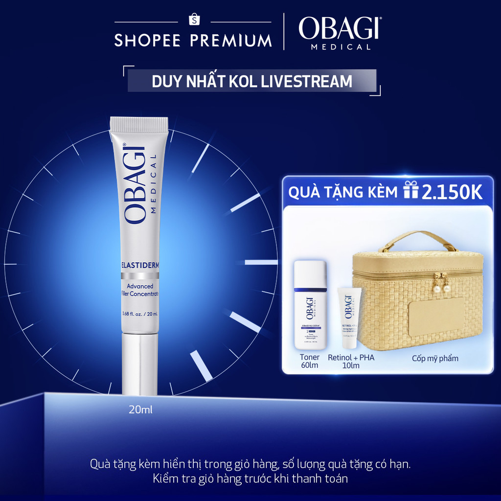 [Obagi x BK] Tinh Chất Làm Mờ Nếp Nhăn Obagi ELASTIDERM® Advanced Filler Concentrate 20ml